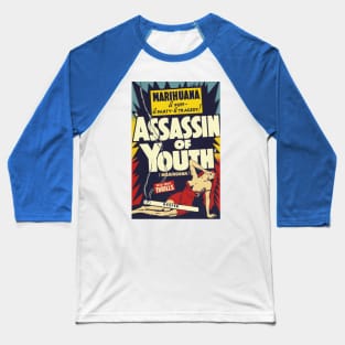 Classic Bad Movie Poster - Assassin of Youth Baseball T-Shirt